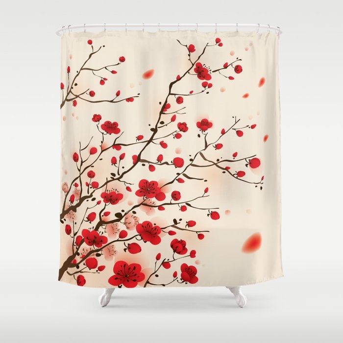 Asian themed shower curtain serious? Asian themed shower curtain question